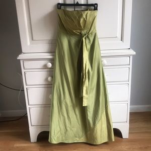 Talbots Strapless Full Length Formal Dress